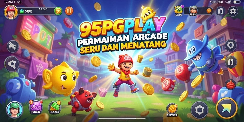 Tampilan gameplay seru dan penuh aksi dari 95PGPLAY.