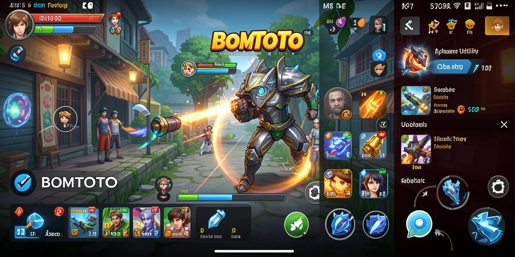 Tampilan antarmuka aplikasi BOMTOTO yang memudahkan pengguna.