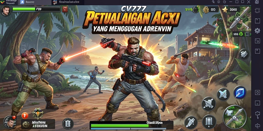 Tampilan menarik gameplay CV777 dalam aksi seru.