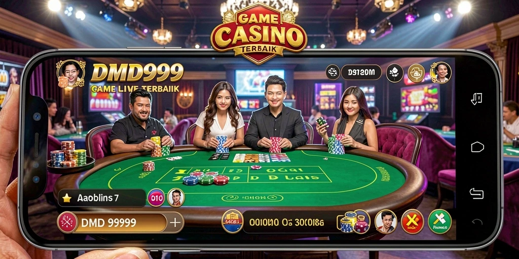 Gameplay Live Casino yang menarik dan interaktif.