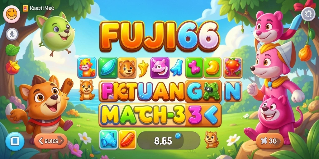 Tampilan permainan FUJI66 yang menawan dan penuh warna.
