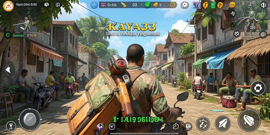 Screenshot gameplay KAYA33 menampilkan kehidupan virtual yang menarik.