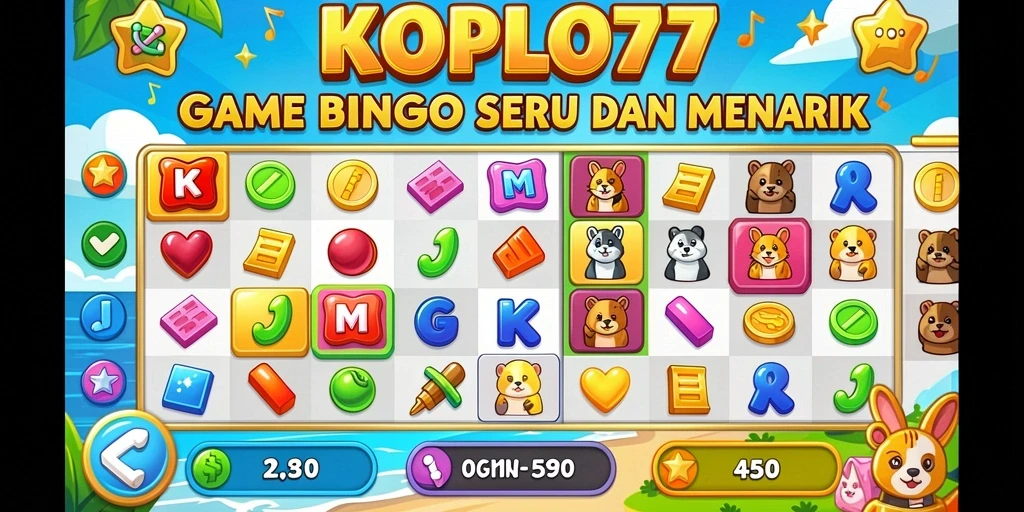 Tampilan gameplay nyata KOPLO77 yang seru dan menyenangkan.