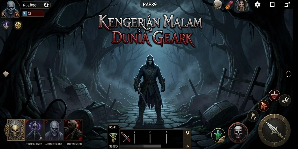 Screenshot menunjukkan gameplay menyeramkan dari RAP89.