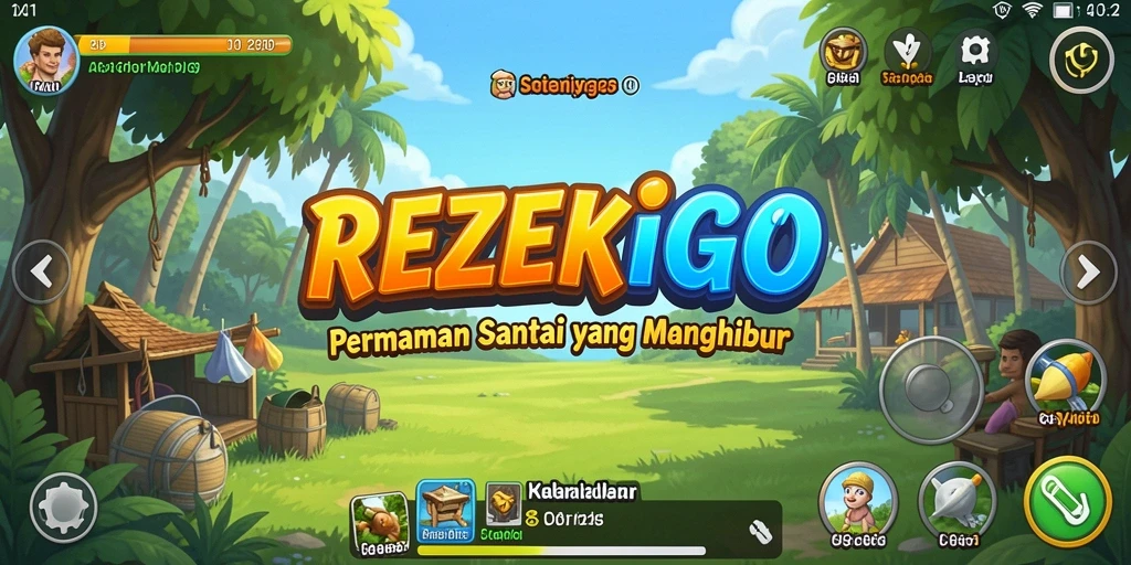 Tampilan gameplay <strong>REZEKIGO</strong> yang menyenangkan dan interaktif.