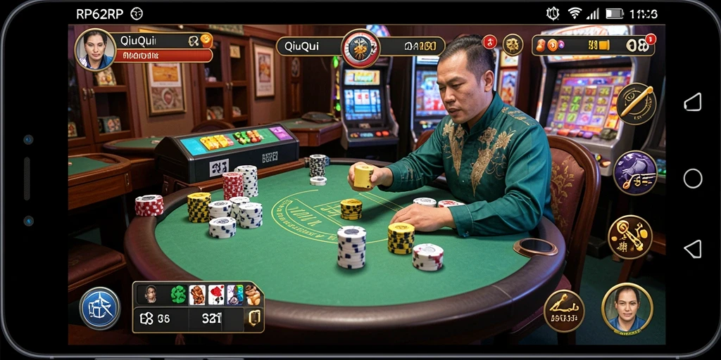 Tampilan screenshot gameplay QiuQiu yang seru.