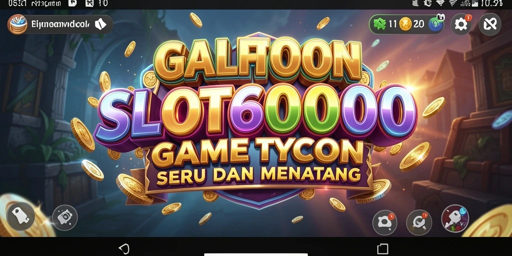 Screenshot SLOT6000 menampilkan grafis menawan dan gameplay menarik.